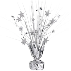 Centre de table - Argent avec étoiles