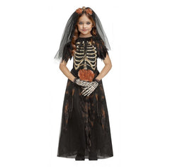 Girl's Costume - Skeleton Bride - Child