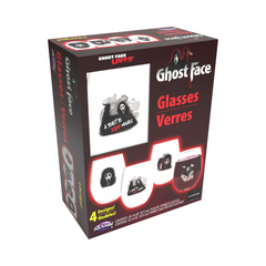 Ensemble de verres à vin - Ghost Face - 4/Pqt Fun World