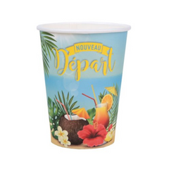 Verres en papier - Vive la retraite