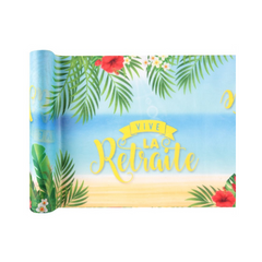 Chemin de table - Vive la retraite