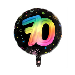 Mylar - Multicolore - 70 ans - 18"