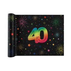 Chemin de table - Multicolore - 40 ans