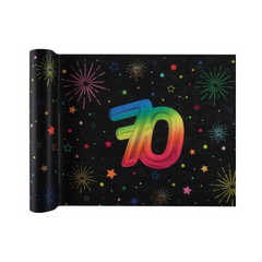 Chemin de table - Multicolore - 70 ans