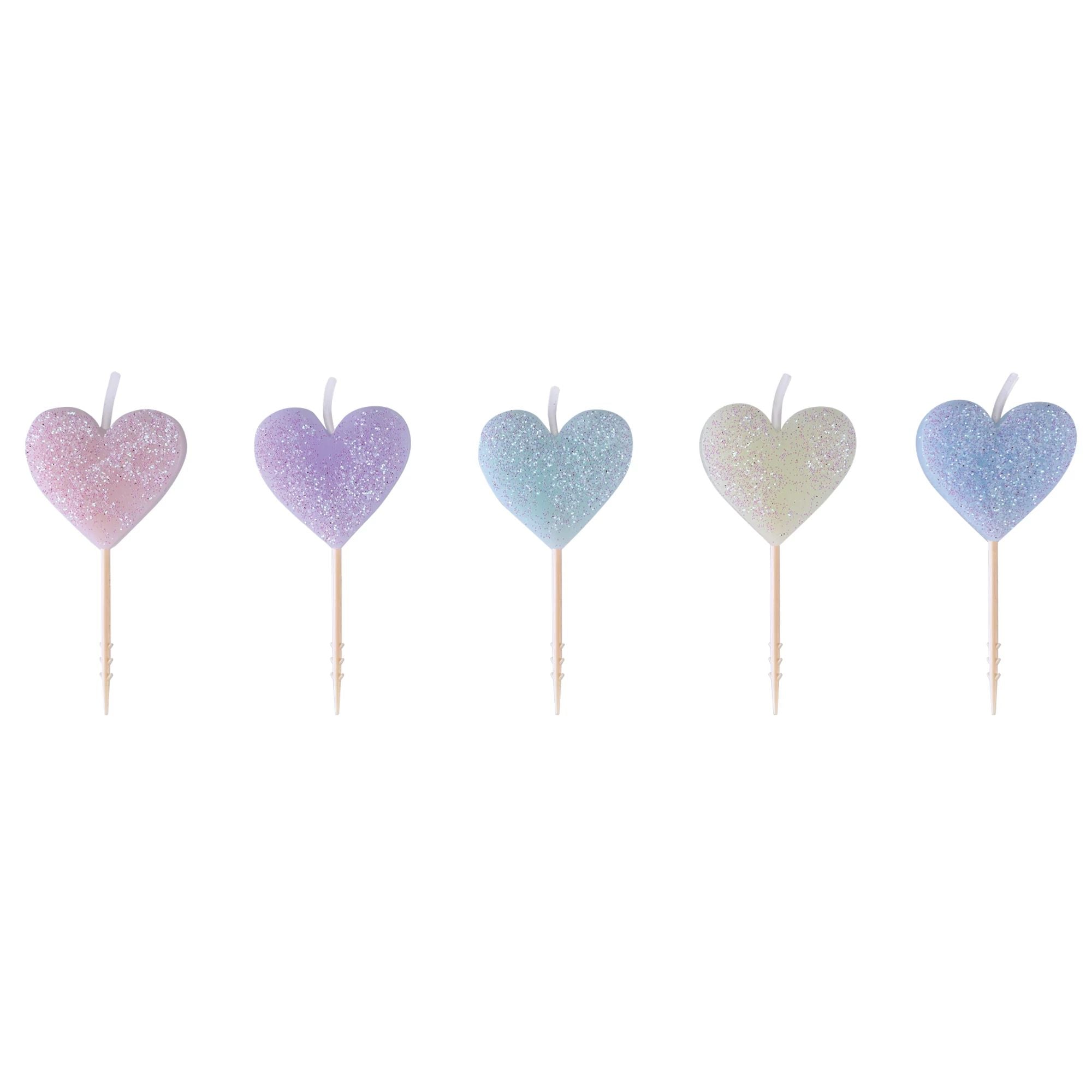 Heart Icon Molded Pick Candles