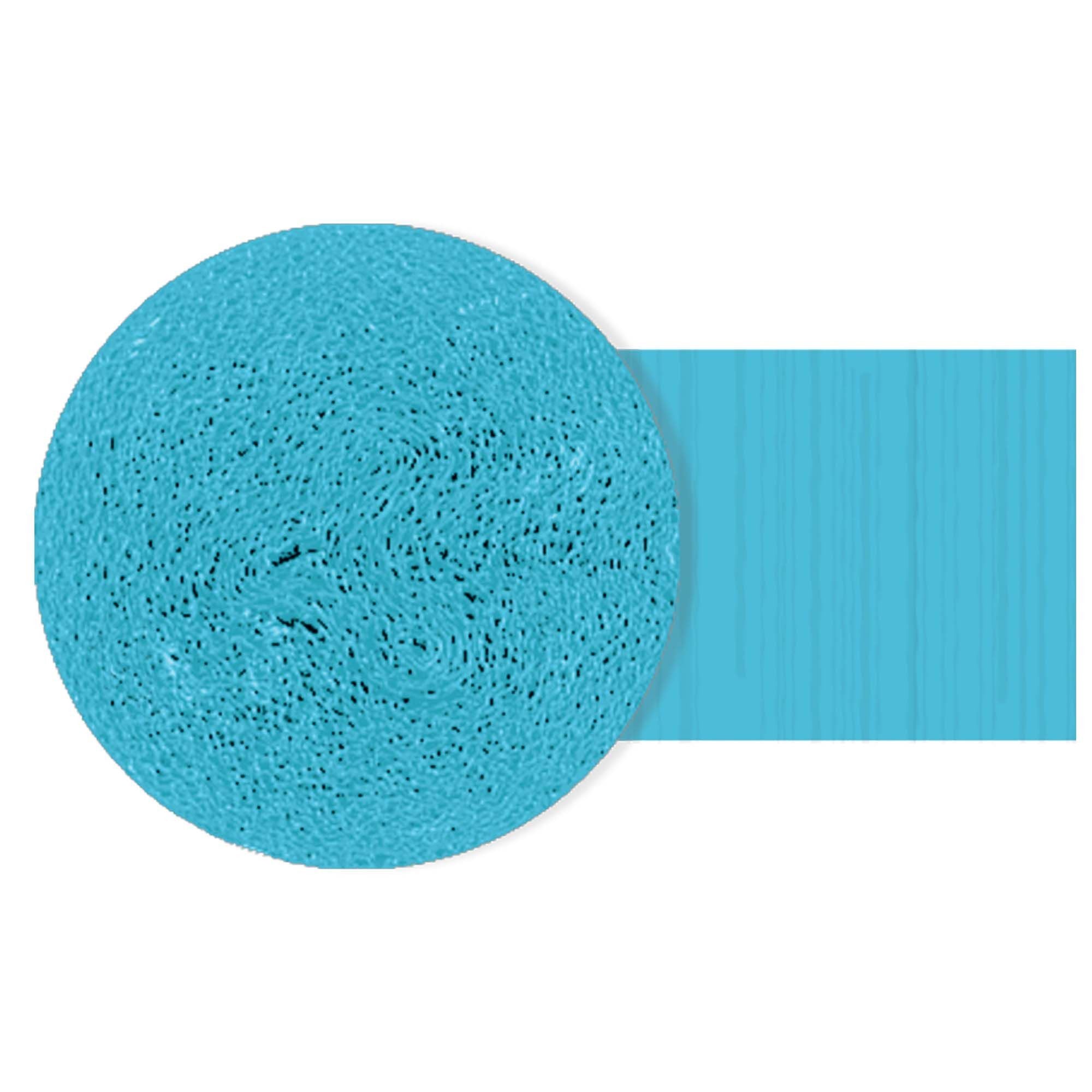 Solid Roll Crepe - Carribbean Blue