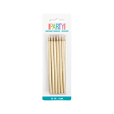 Chandelles d’anniversaire dorées – 5 po – 12/Pqt Unique