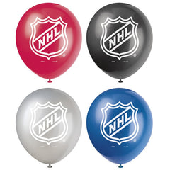 Ballons en latex - LNH - 12" - 8/Pqt