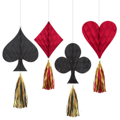 Decorations - Casino with pom-poms