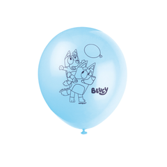 Ballons en Latex 12 po - Bluey - 8/Pqt Unique