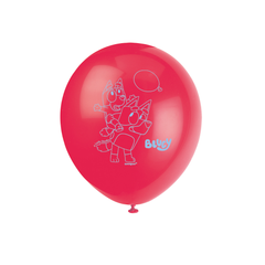 Ballons en Latex 12 po - Bluey - 8/Pqt Unique