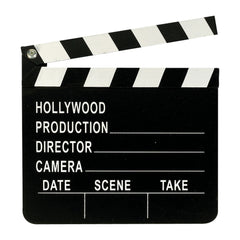 Hollywood director's clapperboard