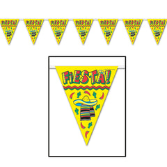 Fiesta Pennant Banner - 10" x 12'
