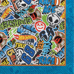 Serviettes à Breuvage - Hot Wheels Monster Truck - 16/Pqt