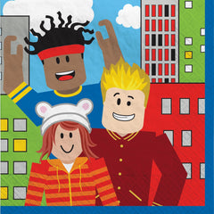 Serviettes à Repas - Roblox - 16/Pqt