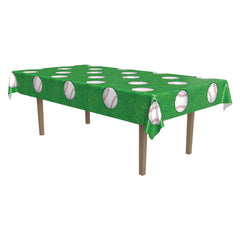 Plastic Tablecloth - Baseball - 54" x 108"