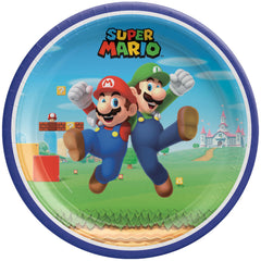 Assiettes à Repas - Super Mario Bros™ - 9" - 8/Pqt