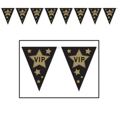 VIP Pennant Banner - 10"X12"