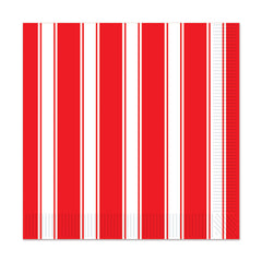 Table Napkins - Red and White Stripes - 16/Pack