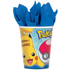 Verres en Papier - Pokémon - 9oz - 8/Pqt