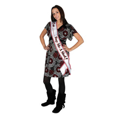 Satin Scarf - I'm 'Blank' By Me A Shot -