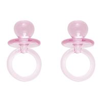 Sucette cristal - rose - 18/Pqt