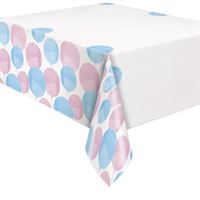 Nappe rectangulaire en plastique – Révélation de sexe – 54 x 84"