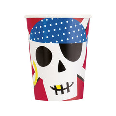 Verres en Papier - Ahoy Pirate - 9oz - 8/Pqt