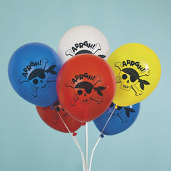 Ballons en latex - Ahoy Pirate - 12" - 8/Pqt