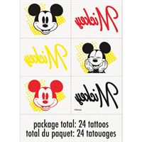 Tatouages - Disney Mickey Mouse - 24/Pqt