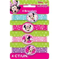 Bracelets extensibles - Minnie Mouse - 4/Pqt