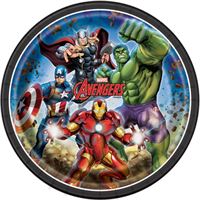 Assiettes à Repas - Avengers - 9" - 8/Pqt