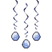 Décorations Tourbillonnantes Suspendues - Minecraft – 3/Pqt