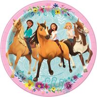 Assiettes à dessert rondes 7" Spirit Riding Free – 8/Pqt