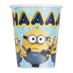 Verres en Papier - Minions - 9oz - 8/Pqt