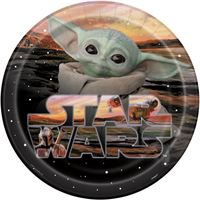 Assiettes à Repas - The Child - Mandalorian - 9" - 8/Pqt