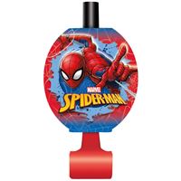 Sifflets de fête - Spider-Man - 8/Pqt