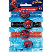 Bracelets extensibles - Spider-Man - 4/Pqt
