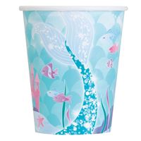 Verres en Papier - Sirène - 9oz - 8/Pqt