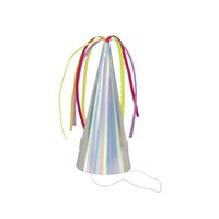 Chapeaux de fête - Corne de licorne - Métallisés iridescents – 8/Pqt
