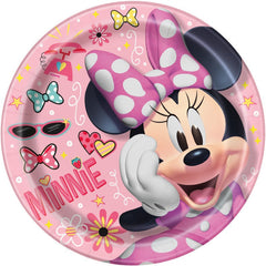 Assiettes à Repas - Minnie Mouse - 9" - 8/Pqt