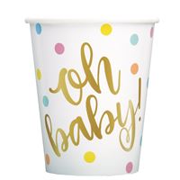 Verres en Papier - 9oz - 8/Pqt
