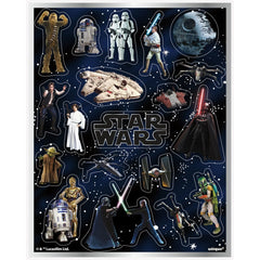 Feuilles d'autocollants - Star Wars - 4/Pqt