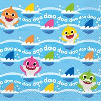 Serviettes de table – Baby Shark – 16/Pqt