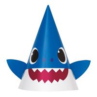 Chapeaux de Fête – Baby Shark – 8/Pqt