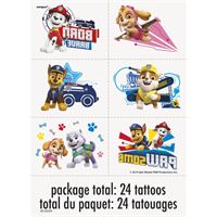 Tatouages - Pat Patrouille - 24/Pqt