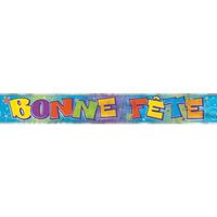 Bannière métallisé - Bonne Fête - 12'
