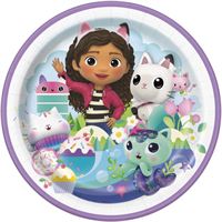 Assiettes à Repas - Gabby Et La Maison Magique - 9" - 8/Pqt