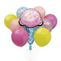 Kit - Bouquet de ballons - Crème Glacée