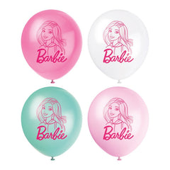 Ballons en latex - Barbie - 12" - 8/Pqt